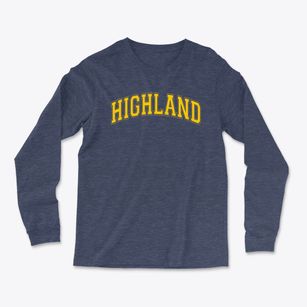 Highland School Of Technology Varsity Arch Light Soft Long Sleeve T-Shirt