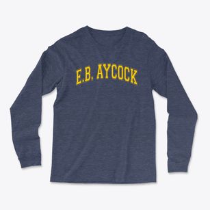 E.b. Aycock Middle School Varsity Arch Light Soft Long Sleeve T-Shirt