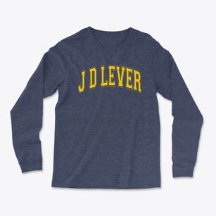 J D Lever Elementary School Varsity Arch Light Soft Long Sleeve T-Shirt