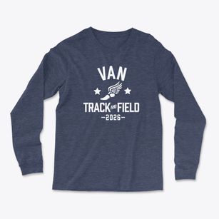 Van High School Track and Field Light Soft Long Sleeve T-Shirt