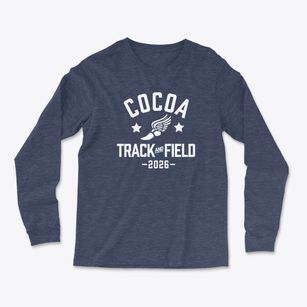 Cocoa Adventist School Track and Field Light Soft Long Sleeve T-Shirt