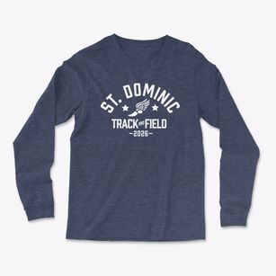 Saint Dominic School Track and Field Light Soft Long Sleeve T-Shirt