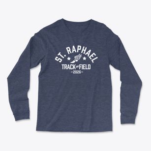St. Raphael School Track and Field Light Soft Long Sleeve T-Shirt