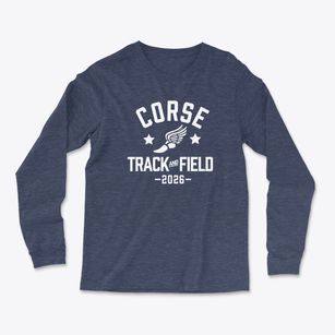 Corse Elementary School Track and Field Light Soft Long Sleeve T-Shirt