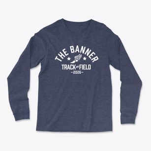 The Banner School Track and Field Light Soft Long Sleeve T-Shirt