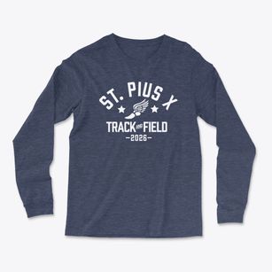 St. Pius X Regional School Track and Field Light Soft Long Sleeve T-Shirt