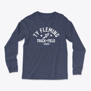 Ty Fleming Elementary School Track and Field Light Soft Long Sleeve T-Shirt