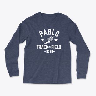 Pablo Elementary School Track and Field Light Soft Long Sleeve T-Shirt