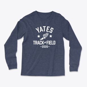 Yates Elementary School Track and Field Light Soft Long Sleeve T-Shirt