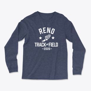 Reno Christian School Track and Field Light Soft Long Sleeve T-Shirt