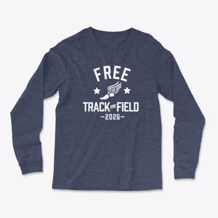 Free School Track and Field Light Soft Long Sleeve T-Shirt