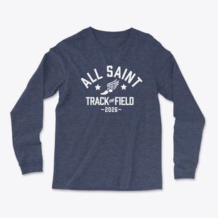 All Saint Regional Lower School Track and Field Light Soft Long Sleeve T-Shirt