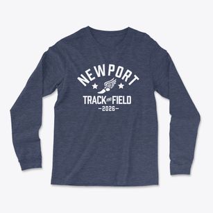 Newport Middle School Track and Field Light Soft Long Sleeve T-Shirt