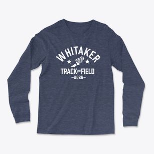 Whitaker Elementary School Track and Field Light Soft Long Sleeve T-Shirt