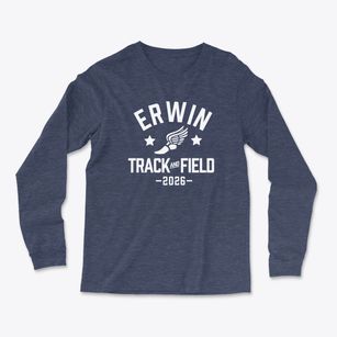 Erwin Montessori School Track and Field Light Soft Long Sleeve T-Shirt