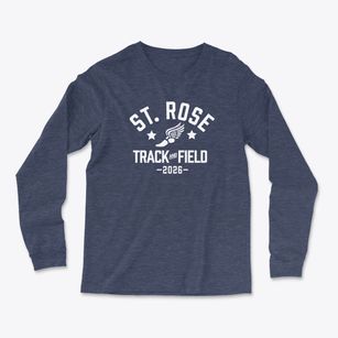 Saint Rose School Track and Field Light Soft Long Sleeve T-Shirt