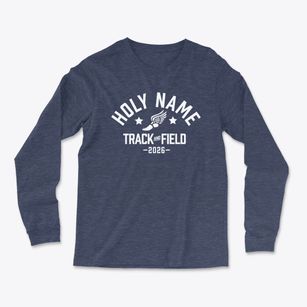 Holy Name School Track and Field Light Soft Long Sleeve T-Shirt