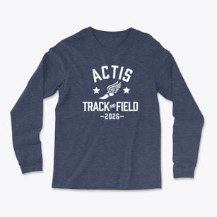 Actis Junior High School Track and Field Light Soft Long Sleeve T-Shirt