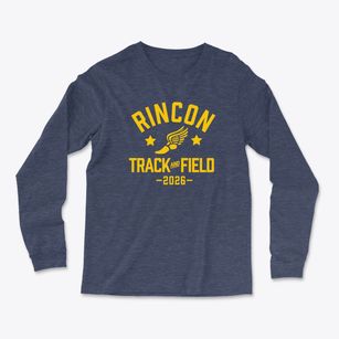 Rincon Elementary School Track and Field Light Soft Long Sleeve T-Shirt