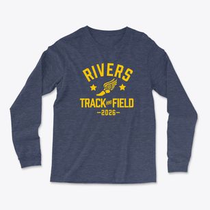 Rivers Academy Track and Field Light Soft Long Sleeve T-Shirt