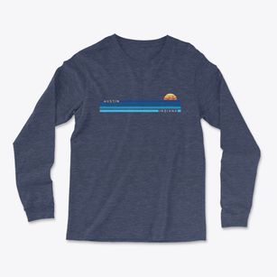 Austin Indiana Water View Light Soft Long Sleeve T-Shirt