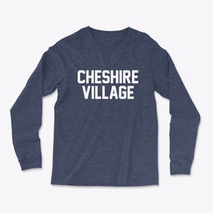 Cheshire Village Connecticut Classic Block Light Soft Long Sleeve T-Shirt