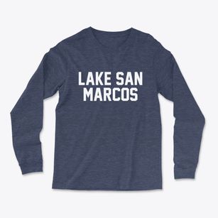 Lake San Marcos California Classic Block Light Soft Long Sleeve T-Shirt