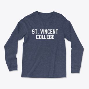 St. Vincent College Pennsylvania Classic Block Light Soft Long Sleeve T-Shirt