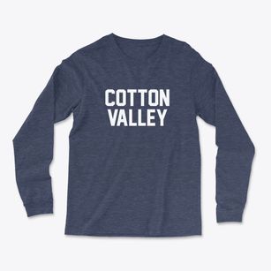 Cotton Valley Louisiana Classic Block Light Soft Long Sleeve T-Shirt