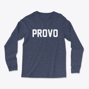 Provo Utah Classic Block Light Soft Long Sleeve T-Shirt