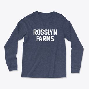 Rosslyn Farms Pennsylvania Classic Block Light Soft Long Sleeve T-Shirt