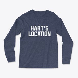Hart's Location New Hampshire Classic Block Light Soft Long Sleeve T-Shirt