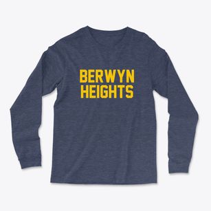 Berwyn Heights Maryland Classic Block Light Soft Long Sleeve T-Shirt