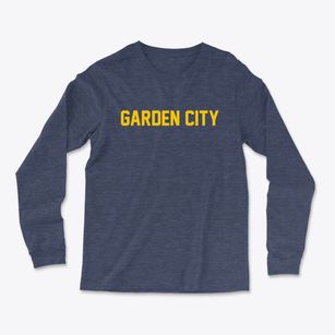 Garden City Michigan Classic Block Light Soft Long Sleeve T-Shirt