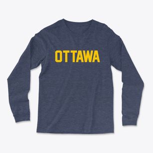 Ottawa Illinois Classic Block Light Soft Long Sleeve T-Shirt