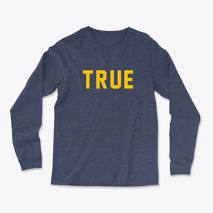 True Wisconsin Classic Block Light Soft Long Sleeve T-Shirt
