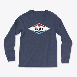 Emory Texas Diamond Star Light Soft Long Sleeve T-Shirt