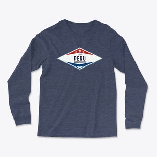 Peru Massachusetts Diamond Star Light Soft Long Sleeve T-Shirt