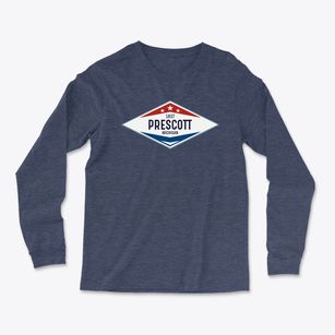 Prescott Michigan Diamond Star Light Soft Long Sleeve T-Shirt