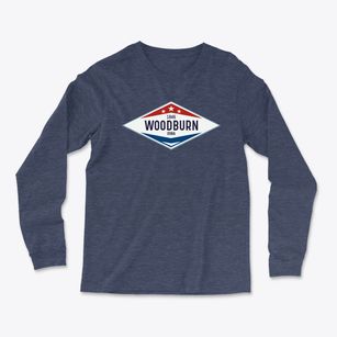Woodburn Iowa Diamond Star Light Soft Long Sleeve T-Shirt