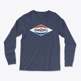 Hunnewell Kansas Diamond Star Light Soft Long Sleeve T-Shirt