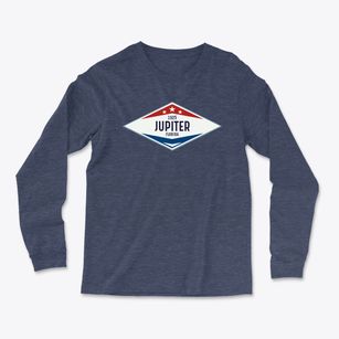 Jupiter Florida Diamond Star Light Soft Long Sleeve T-Shirt