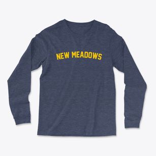 New Meadows Idaho Classic Curve Light Soft Long Sleeve T-Shirt