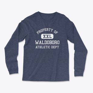 Waldoboro Maine Athletic Dept Light Soft Long Sleeve T-Shirt