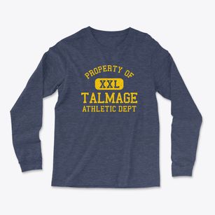 Talmage California Athletic Dept Light Soft Long Sleeve T-Shirt