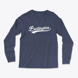 Burlington North Carolina Vintage Team Light Soft Long Sleeve T-Shirt