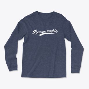 Berwyn Heights Maryland Vintage Team Light Soft Long Sleeve T-Shirt