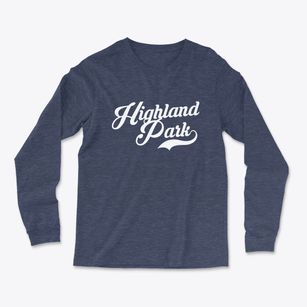 Highland Park Illinois Vintage Team Light Soft Long Sleeve T-Shirt