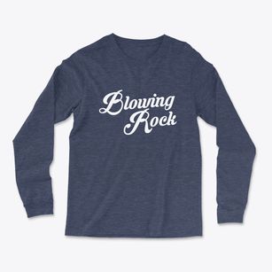 Blowing Rock North Carolina Vintage Team Light Soft Long Sleeve T-Shirt
