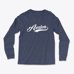 Avalon New Jersey Vintage Team Light Soft Long Sleeve T-Shirt